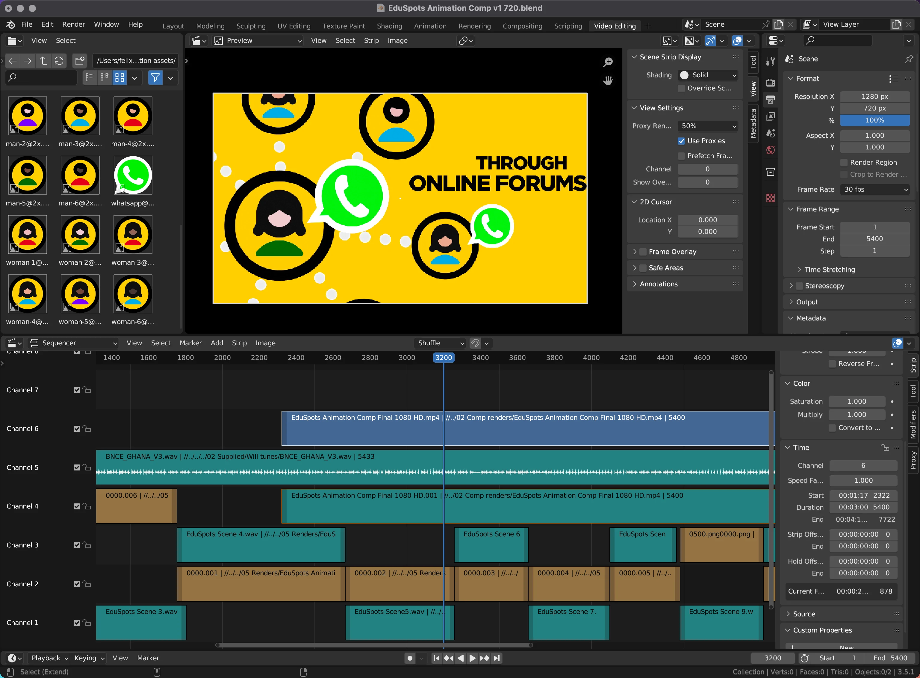 Create Transparent GIFs with Blender + Adobe Photoshop